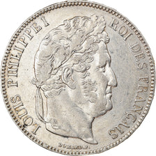Coin, France, Louis-Philippe, 5 Francs, 1838, Rouen, AU(50-53), Silver