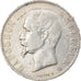 Moneda, Francia, Napoleon III, 5 Francs, 1856, Lyon, MBC, Plata, KM:782.3