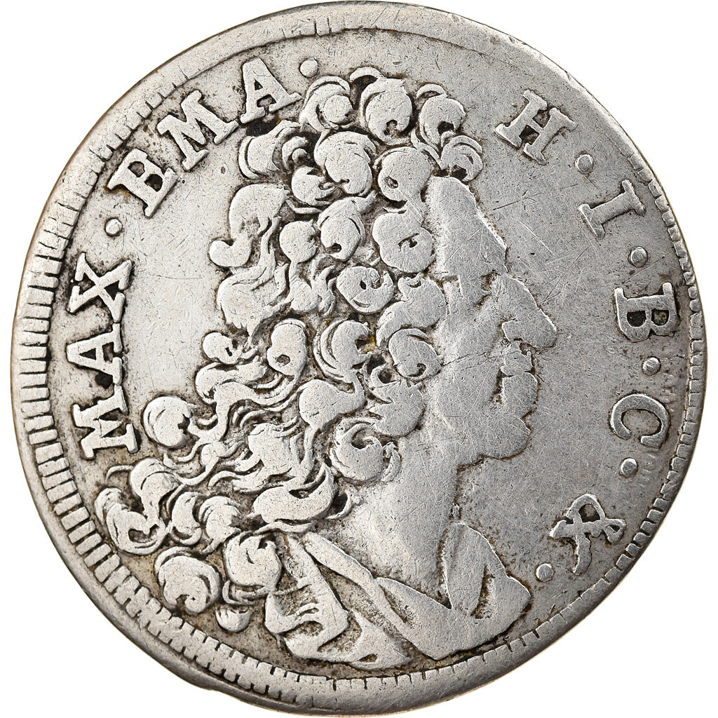 Monnaie, Etats allemands, BAVARIA, Maximilian II, Emanuel, 15 Kreuzer, 1/4