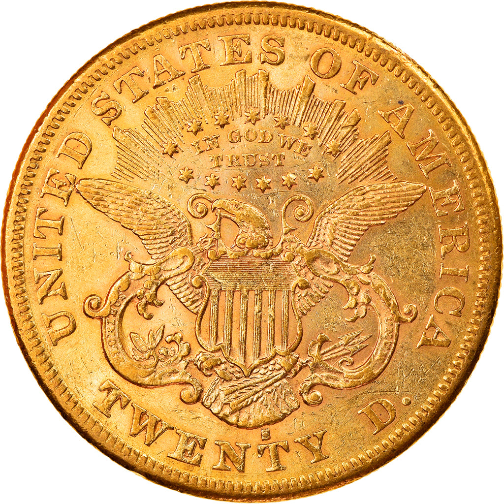 Moeda, Estados Unidos da América, $20, Double Eagle, 1876, San Francisco