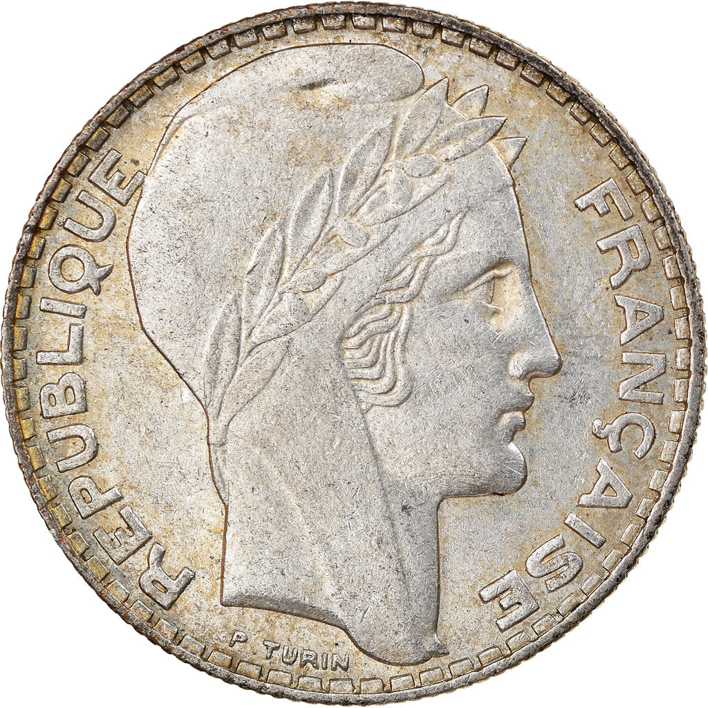 Coin, France, Turin, 10 Francs, 1934, Paris, EF(40-45), Silver, KM:878