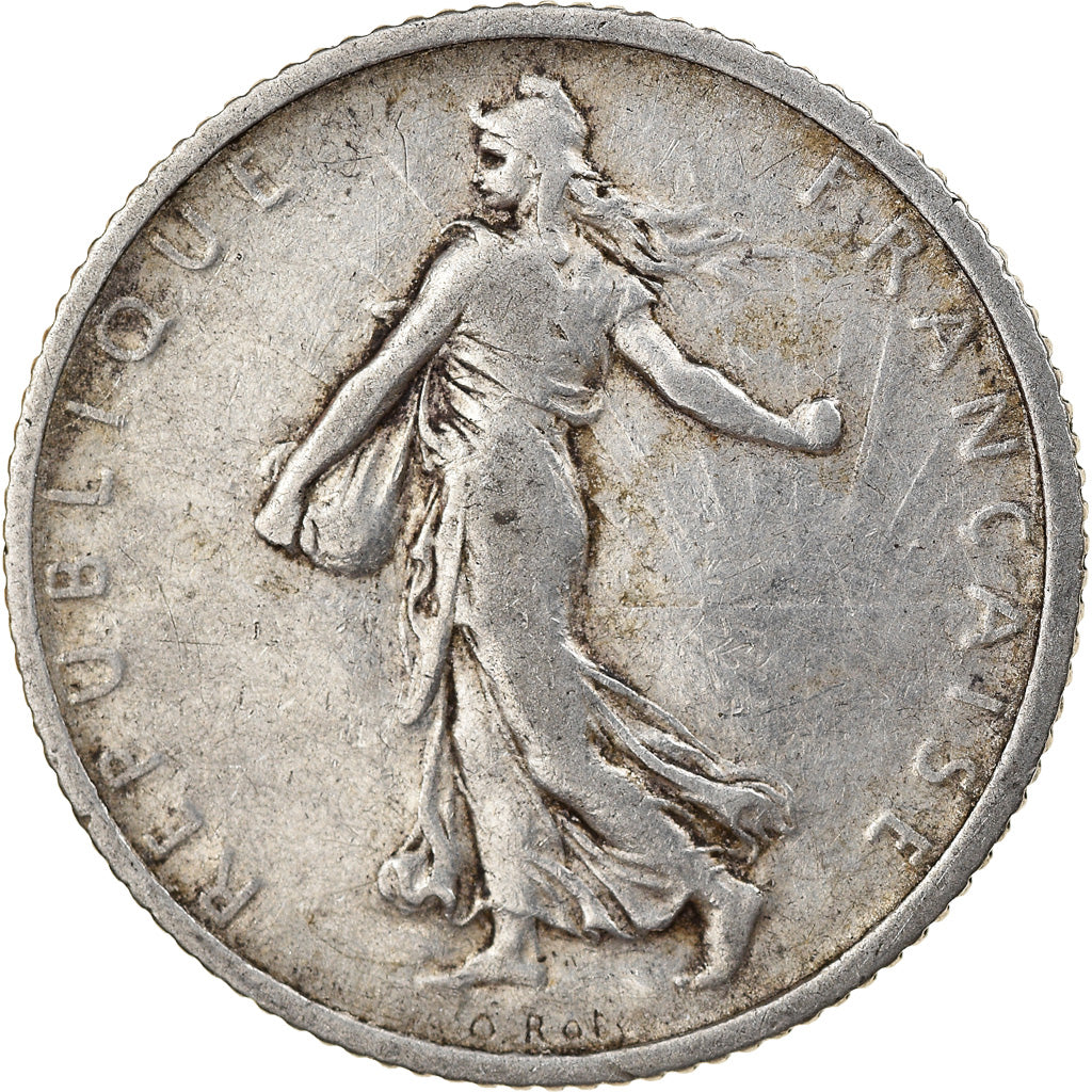 Coin, France, Semeuse, Franc, 1904, Paris, VF(30-35), Silver, KM:844.1