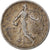 Coin, France, Semeuse, Franc, 1907, Paris, VF(20-25), Silver, KM:844.1