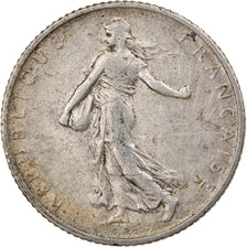 Moneta, Francia, Semeuse, Franc, 1910, Paris, BB, Argento, KM:844.1, Gadoury:467