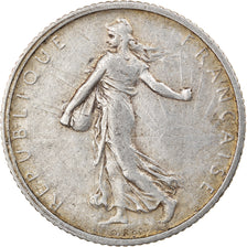 Coin, France, Semeuse, Franc, 1910, Paris, EF(40-45), Silver, KM:844.1