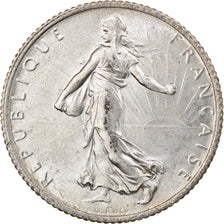 Coin, France, Semeuse, Franc, 1918, Paris, AU(55-58), Silver, KM:844.1