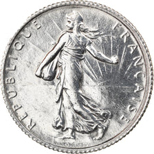 Coin, France, Semeuse, Franc, 1918, Paris, AU(55-58), Silver, KM:844.1