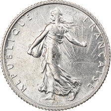 Coin, France, Semeuse, Franc, 1918, Paris, AU(55-58), Silver, KM:844.1