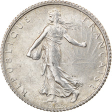 Coin, France, Semeuse, Franc, 1920, Paris, AU(55-58), Silver, KM:844.1