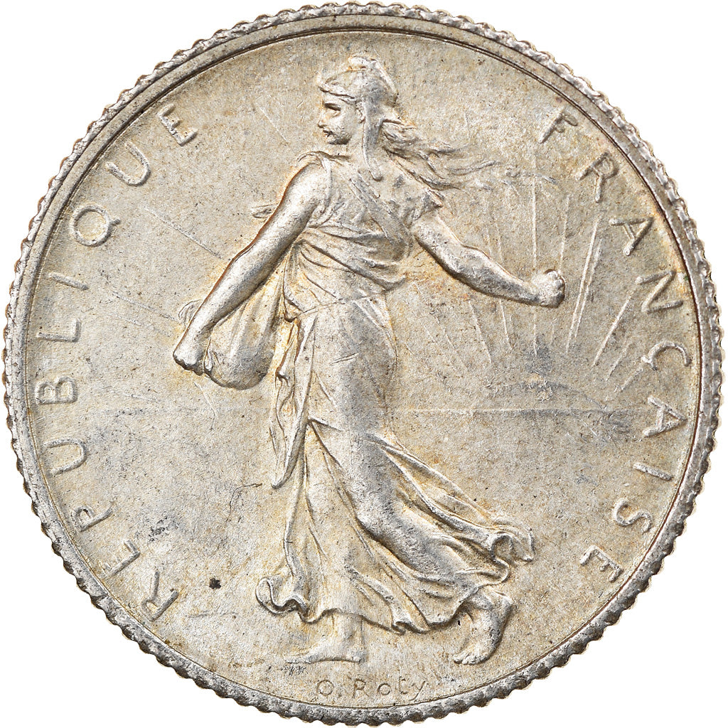 Monnaie, France, Semeuse, Franc, 1920, Paris, SUP, Argent, Gadoury:467, KM:844.1