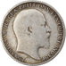 Coin, Great Britain, Edward VII, 6 Pence, 1906, VF(20-25), Silver, KM:799