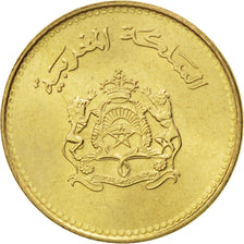 MOROCCO, 5 Santimat, 1987, KM #83, MS(63), Aluminum-Bronze, 17.5, 1.97