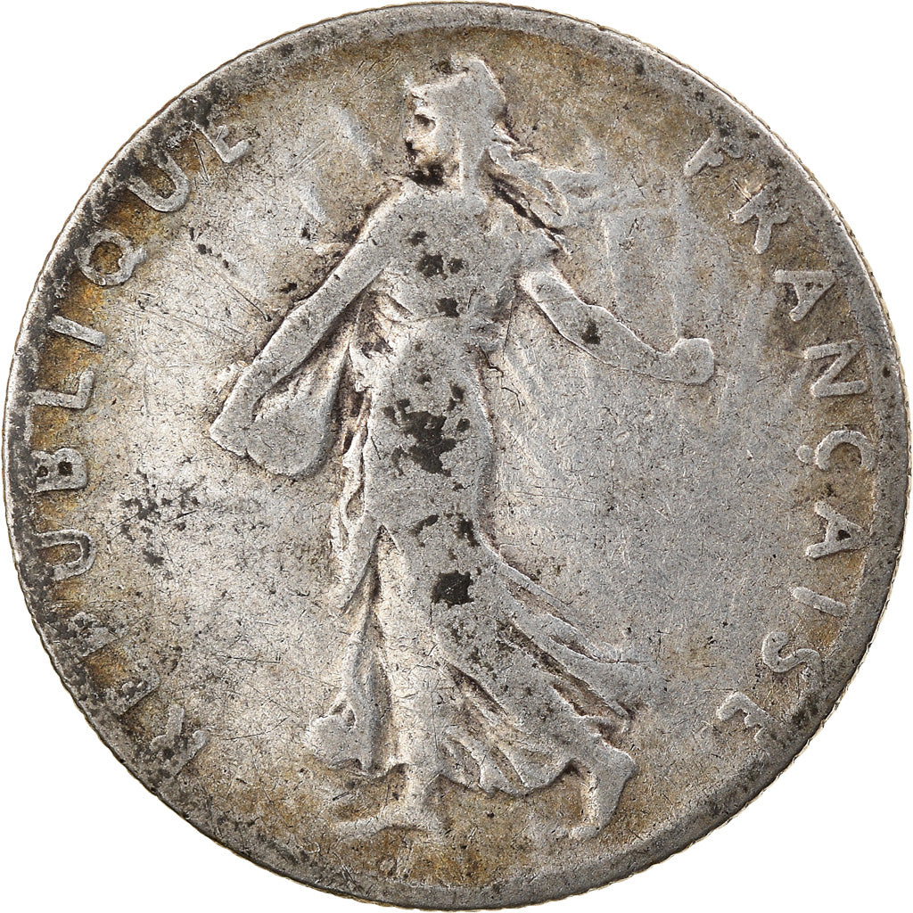 Coin, France, Semeuse, 50 Centimes, 1906, Paris, F(12-15), Silver, KM:854