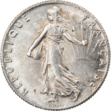 Coin, France, Semeuse, 50 Centimes, 1915, Paris, AU(55-58), Silver, KM:854