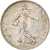 Moeda, França, Semeuse, 2 Francs, 1916, Paris, EF(40-45), Prata, KM:845.1