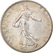 Moneta, Francia, Semeuse, 2 Francs, 1916, Paris, BB, Argento, KM:845.1