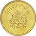 MOROCCO, 10 Santimat, 1987, KM #84, MS(63), Aluminum-Bronze, 20, 3.00