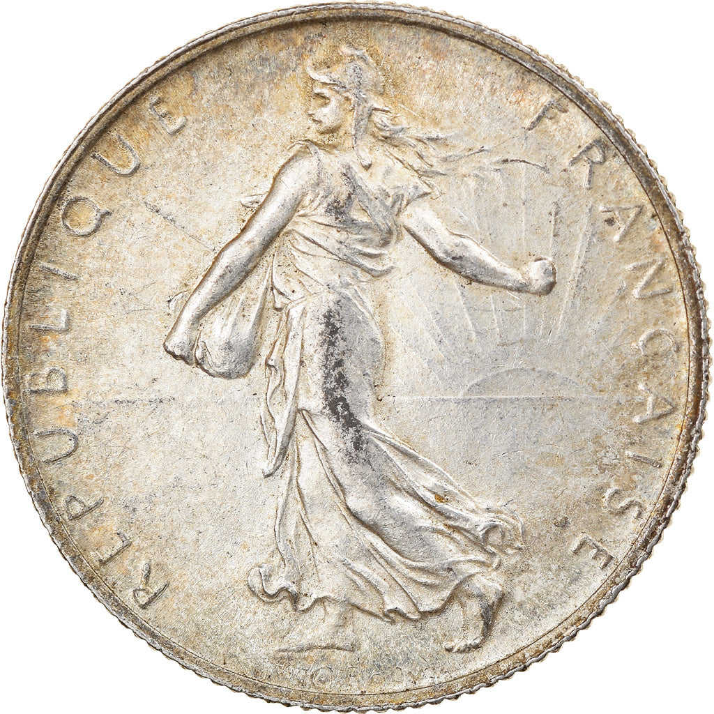 Monnaie, France, Semeuse, 2 Francs, 1916, Paris, TTB, Argent, Gadoury:532