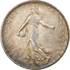 Moneta, Francia, Semeuse, 2 Francs, 1916, Paris, BB, Argento, KM:845.1