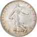 Moeda, França, Semeuse, 2 Francs, 1916, Paris, EF(40-45), Prata, KM:845.1