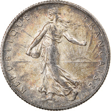 Coin, France, Semeuse, 2 Francs, 1916, Paris, AU(50-53), Silver, KM:845.1