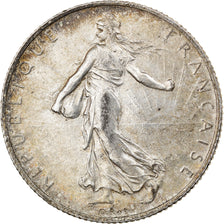 Coin, France, Semeuse, 2 Francs, 1916, Paris, AU(50-53), Silver, KM:845.1
