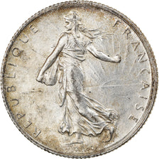 Coin, France, Semeuse, 2 Francs, 1916, Paris, AU(55-58), Silver, KM:845.1