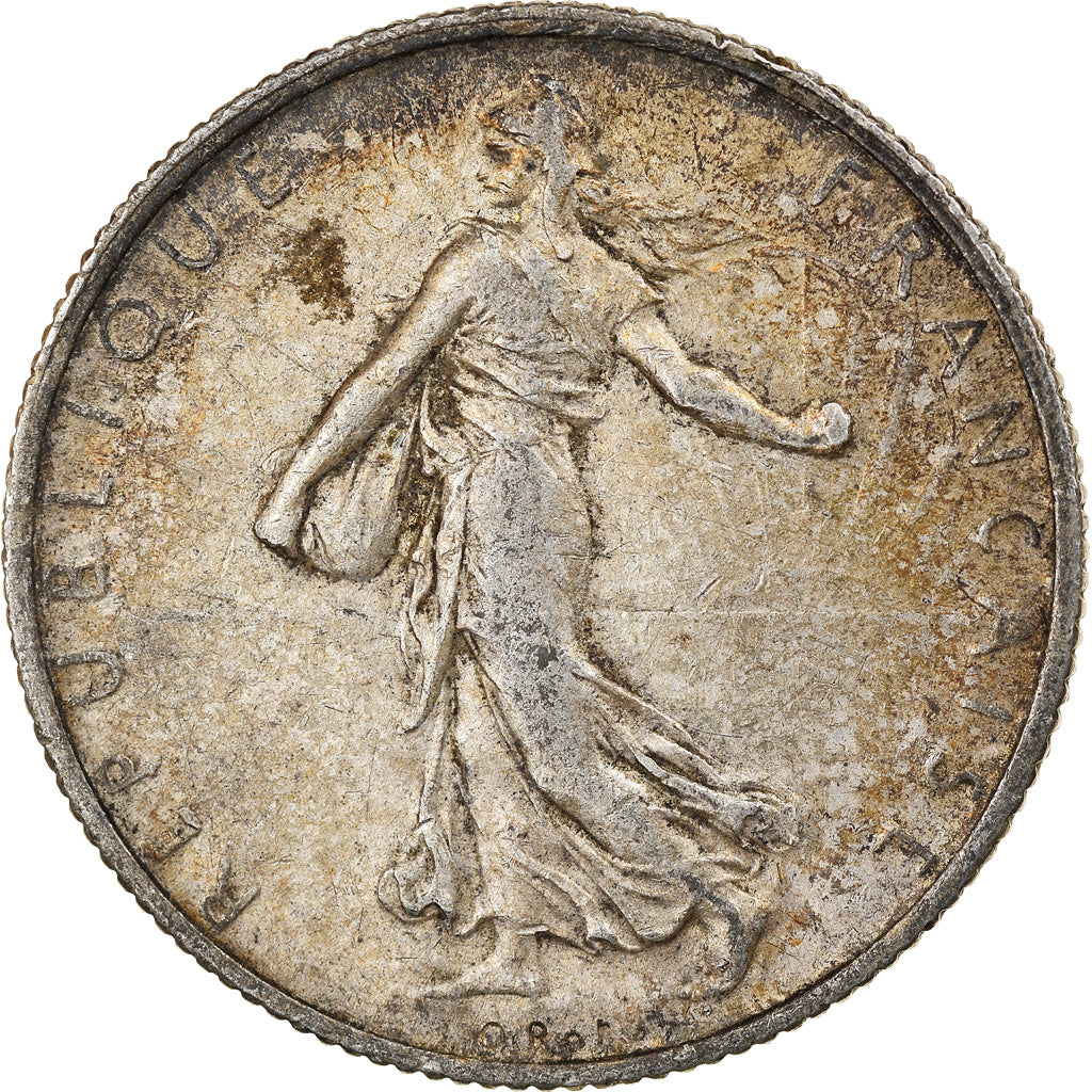 Monnaie, France, Semeuse, 2 Francs, 1915, Paris, TTB, Argent, Gadoury:532