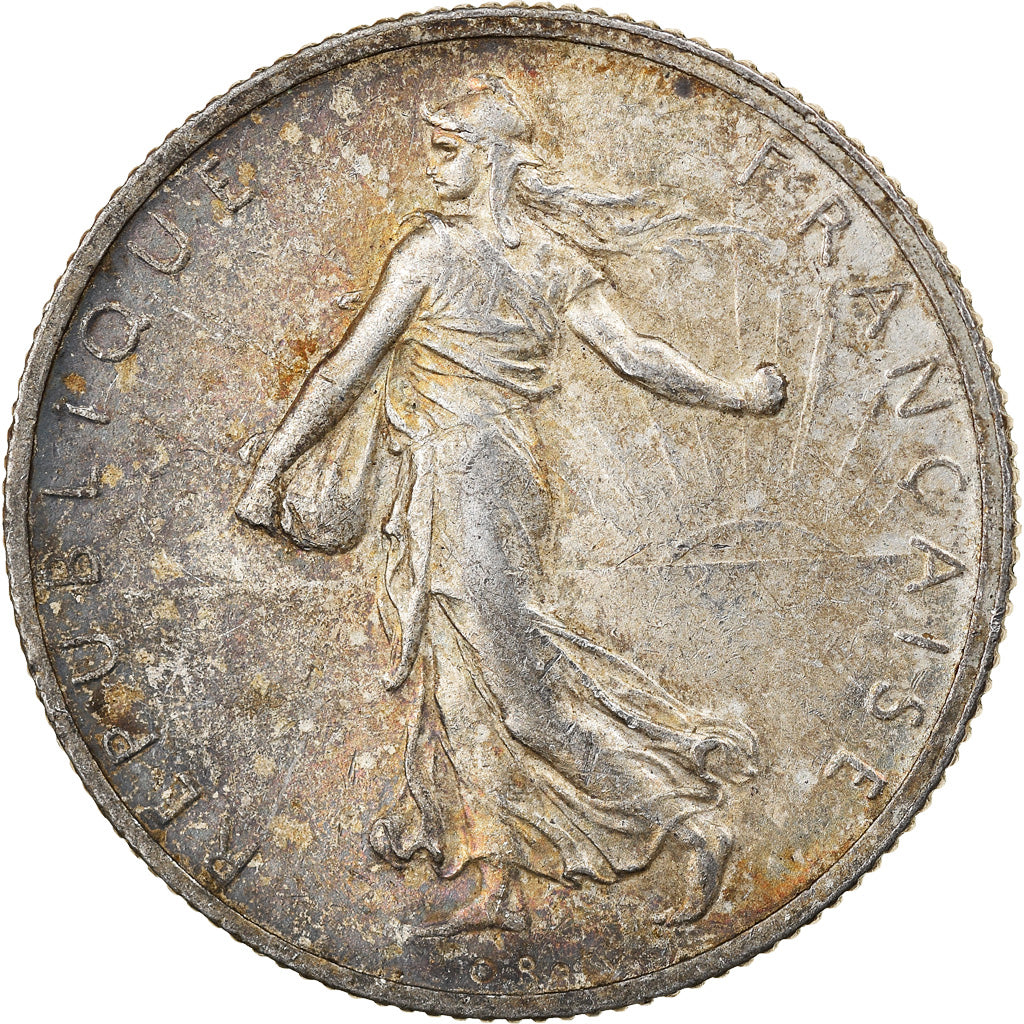 Münze, Frankreich, Semeuse, 2 Francs, 1915, Paris, SS, Silber, KM:845.1