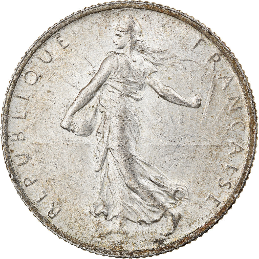 Monnaie, France, Semeuse, 2 Francs, 1915, Paris, TTB, Argent, Gadoury:532