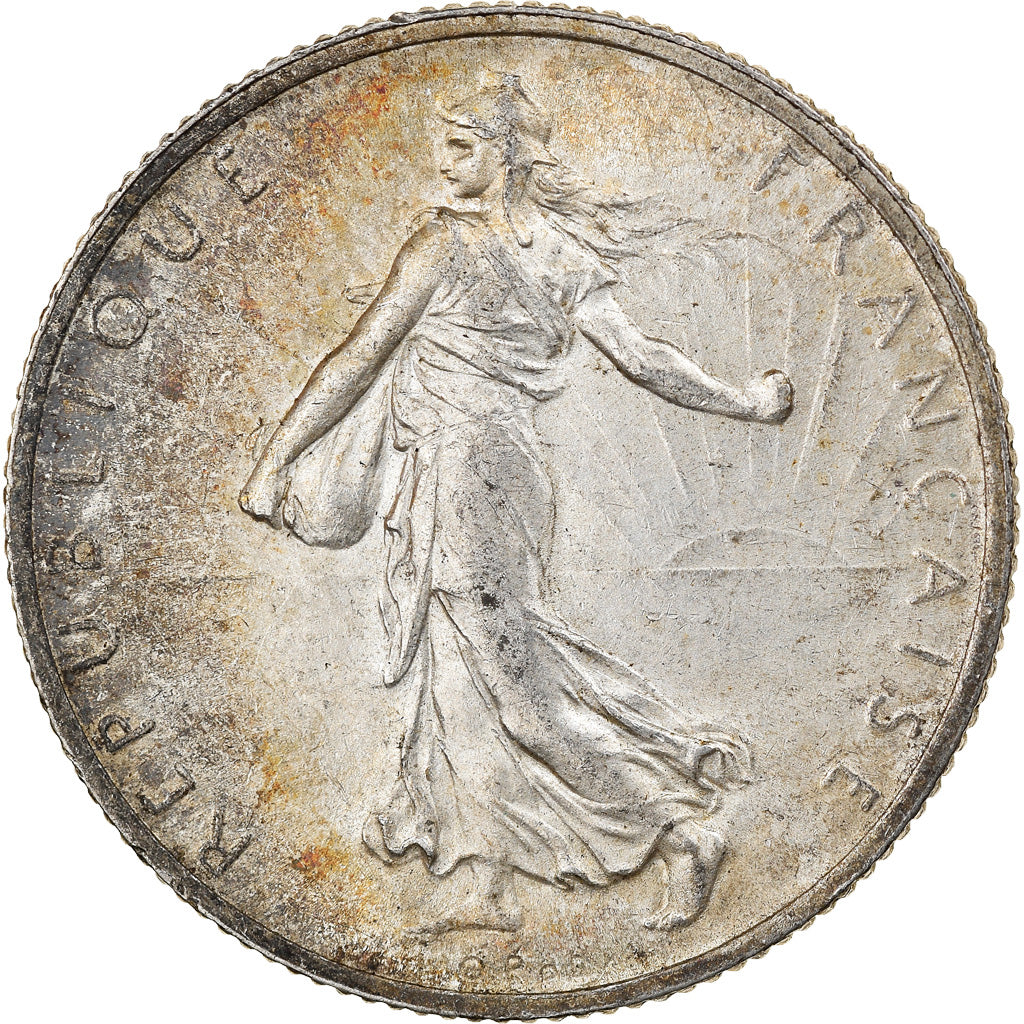 Monnaie, France, Semeuse, 2 Francs, 1915, Paris, TTB, Argent, Gadoury:532