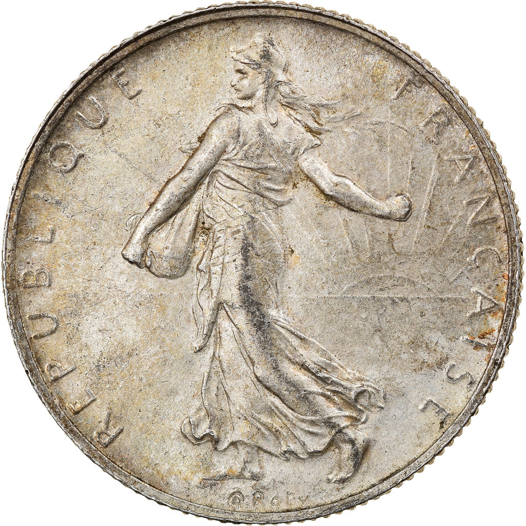 Monnaie, France, Semeuse, 2 Francs, 1915, Paris, TTB, Argent, Gadoury:532