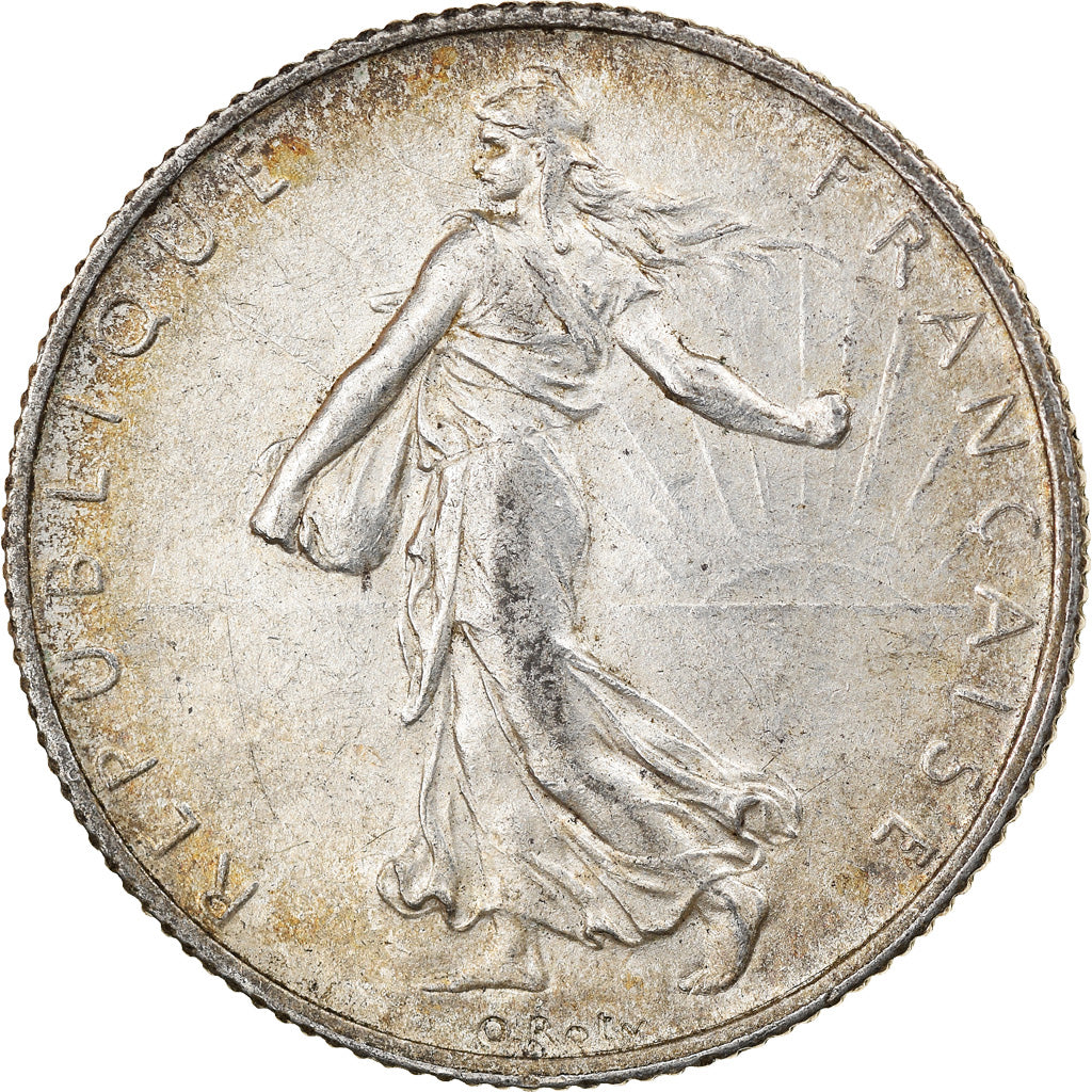Coin, France, Semeuse, 2 Francs, 1915, Paris, EF(40-45), Silver, KM:845.1