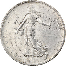 Coin, France, Semeuse, 2 Francs, 1915, Paris, AU(50-53), Silver, KM:845.1