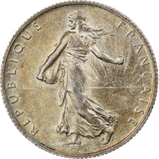 Coin, France, Semeuse, 2 Francs, 1915, Paris, AU(55-58), Silver, KM:845.1