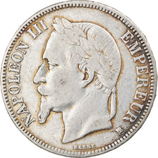 Coin, France, Napoleon III, 5 Francs, 1869, Strasbourg, VF(30-35), Silver