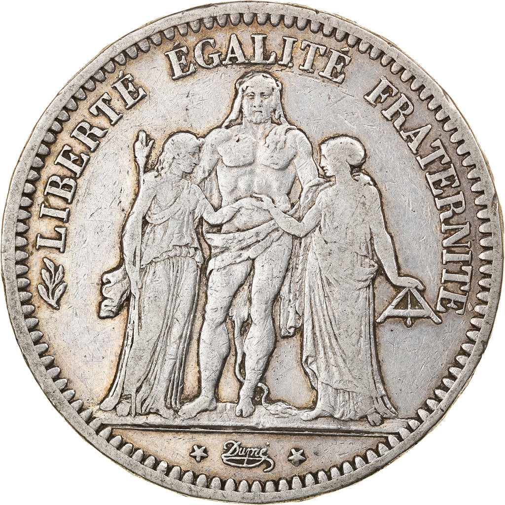 Coin, France, Hercule, 5 Francs, 1848, Paris, EF(40-45), Silver, KM:756.1