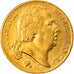 Moneta, Francia, Louis XVIII, 20 Francs, 1822, Paris, BB+, Oro, KM:712.1