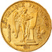 Munten, Frankrijk, Génie, 20 Francs, 1871, Paris, ZF+, Goud, KM:825