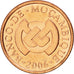 MOZAMBIQUE, Centavo, 2006, KM #132, MS(63), Copper Plated Steel, 15, 2.00