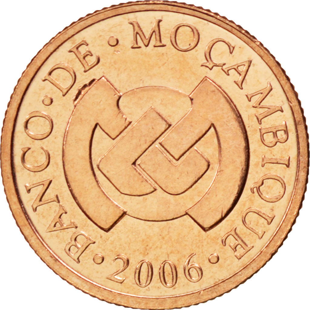 MOZAMBIQUE, Centavo, 2006, KM #132, MS(63), Copper Plated Steel, 15, 2.00