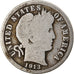 Monnaie, États-Unis, Barber Dime, Dime, 1913, Philadelphie, TB, Argent, KM:113