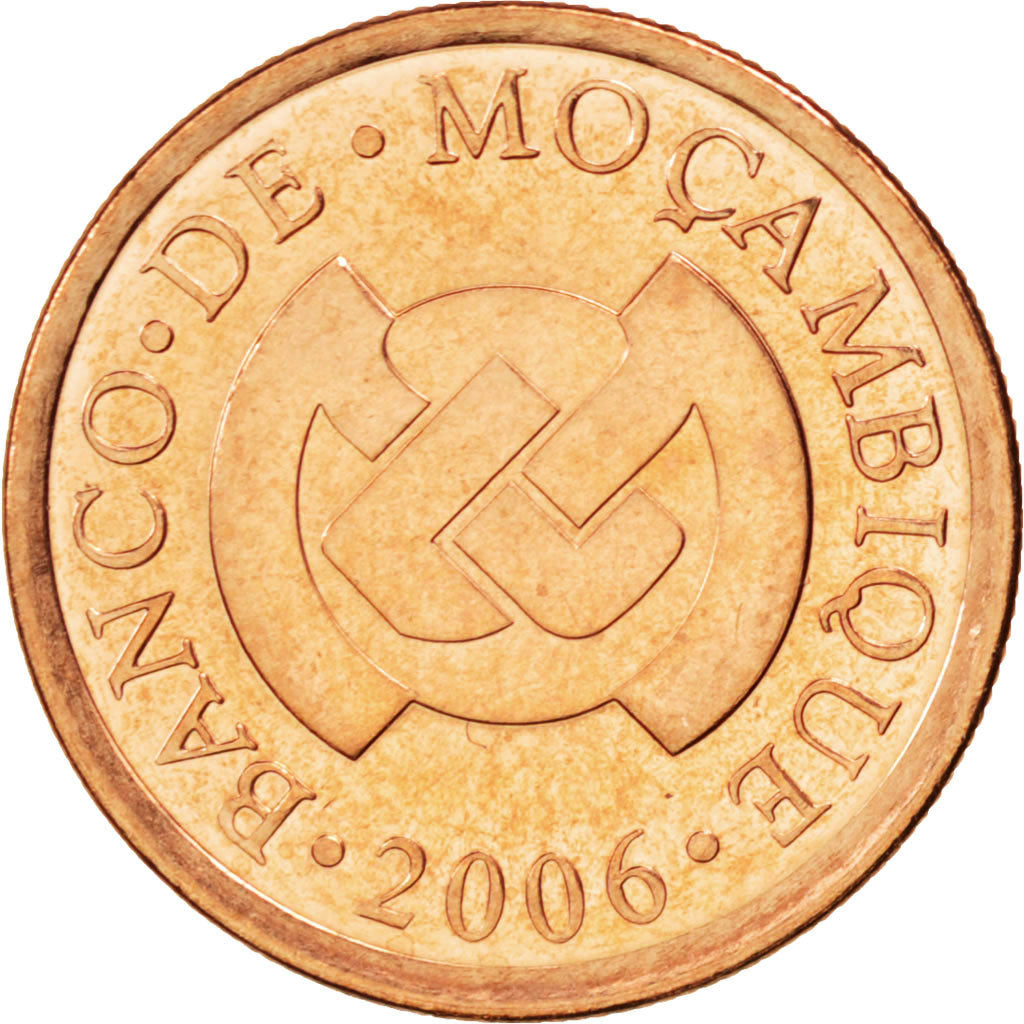 MOZAMBIQUE, 5 Centavos, 2006, KM #133, MS(63), Copper Plated Steel, 19, 2.30