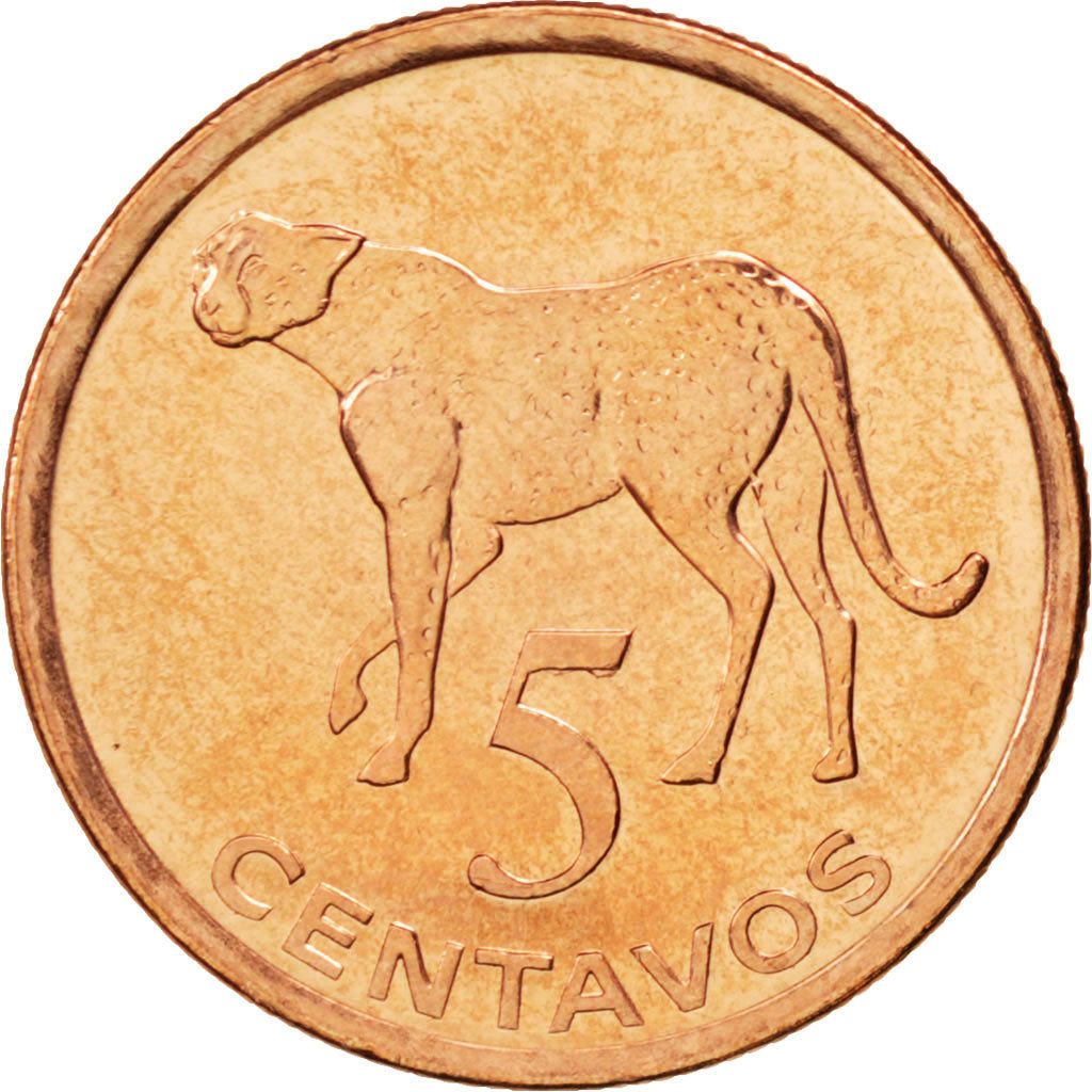 MOZAMBIQUE, 5 Centavos, 2006, KM #133, MS(63), Copper Plated Steel, 19, 2.30