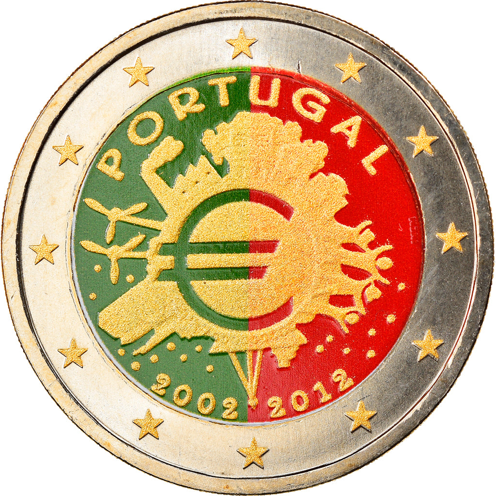 Portugal, 2 Euro, 2012, MS(60-62), Bi-Metallic, KM:812