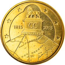 Belgium, 2-1/2 Euro, LA BATAILLE DE WATERLOO, 2015, MS(60-62), Brass