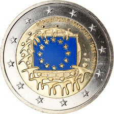 France, 2 Euro, 30 ans du drapeau de l union europeenne, 2015, MS(60-62)