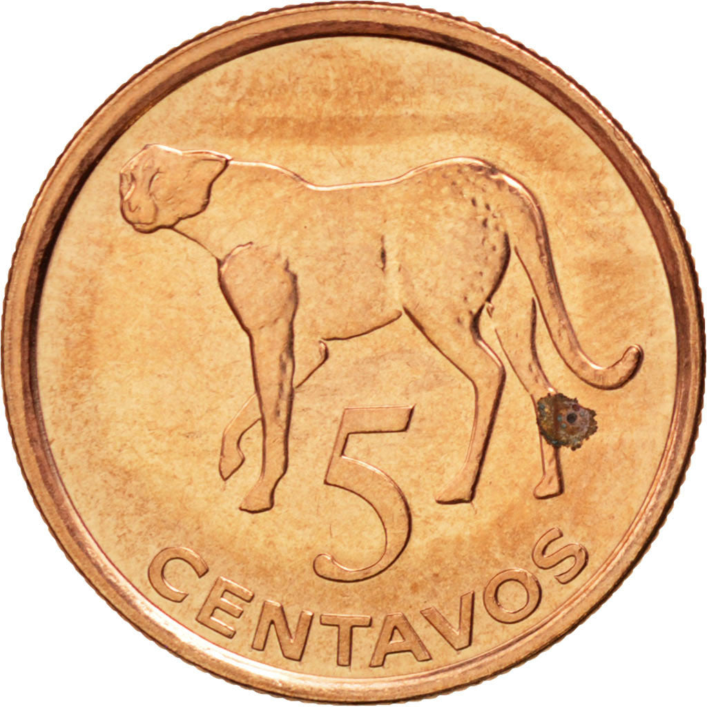 MOZAMBIQUE, 5 Centavos, 2006, KM #133, MS(63), Copper Plated Steel, 19, 2.32