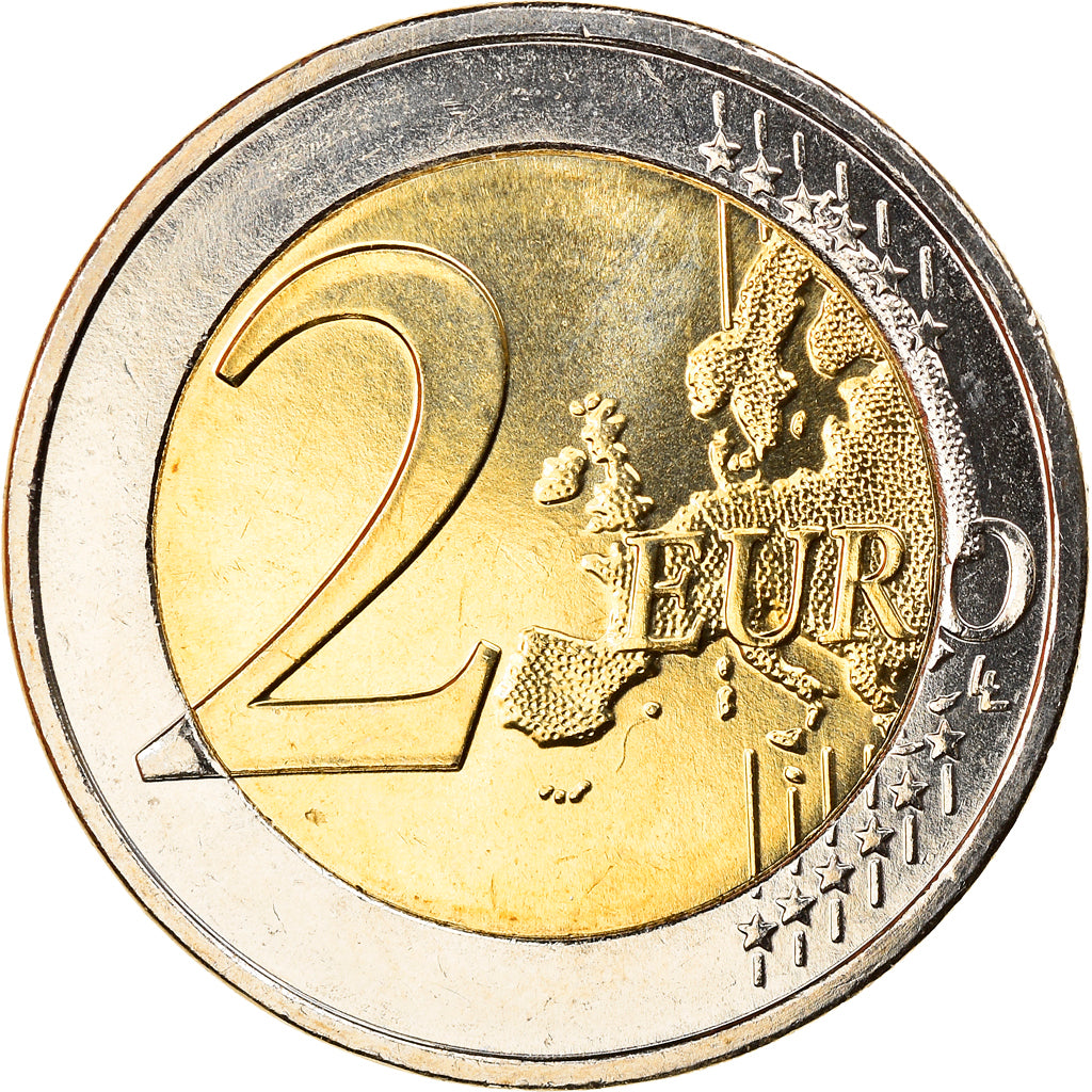 Greece, 2 Euro, 10 ans de l'Euro, 2012, MS(60-62), Bi-Metallic, KM:245