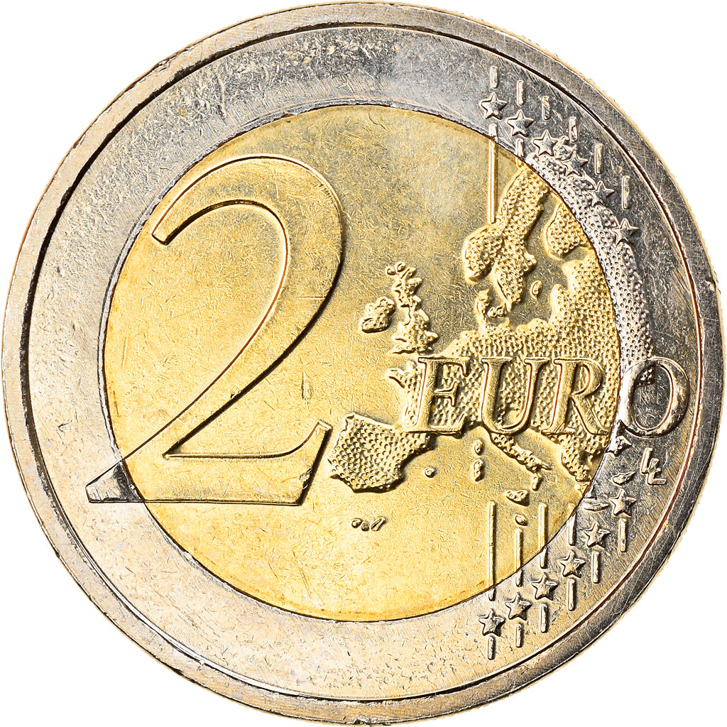 Netherlands, 2 Euro, 10 ans de l'Euro, 2012, MS(60-62), Bi-Metallic, KM:315